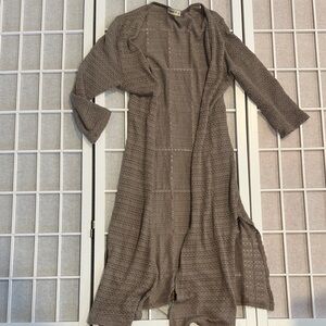 Ginger G Taupe Knit Cardigan